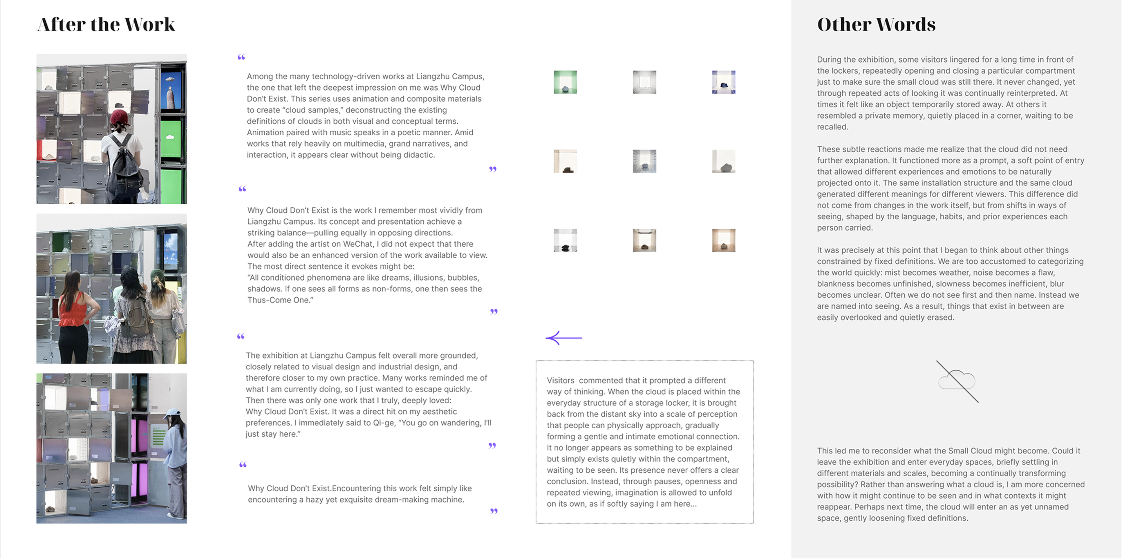 Why Cloud Don’t Exist — project page 6