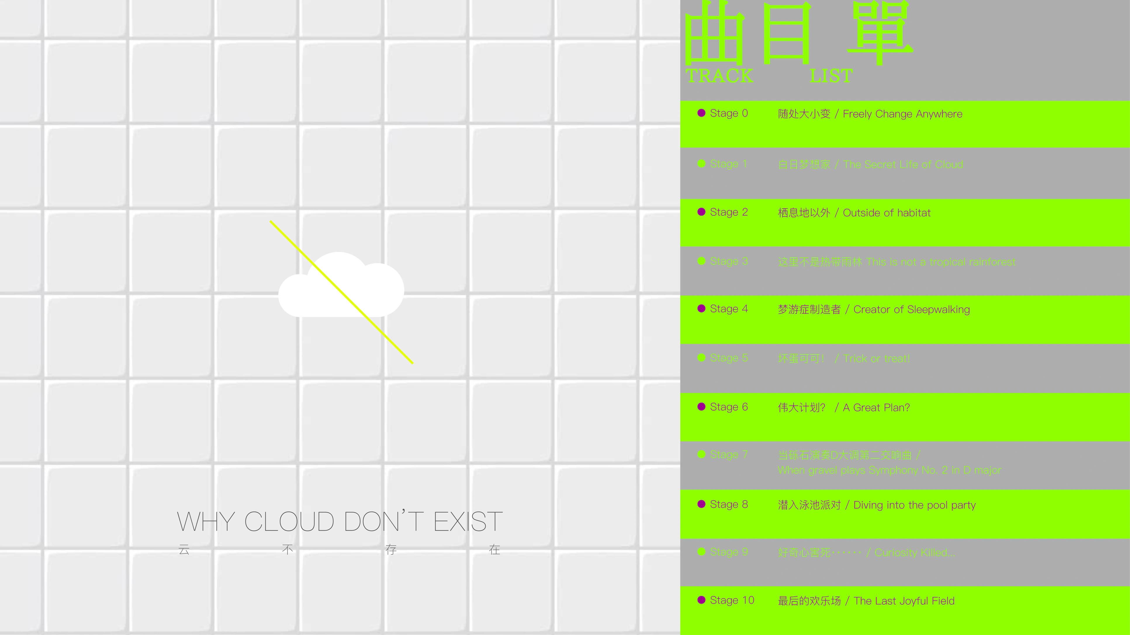 Why Cloud Don’t Exist — project page 7